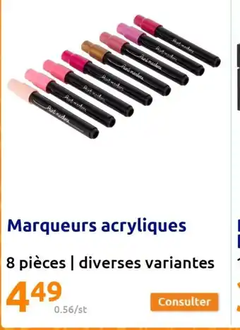 Action Marqueurs acryliques offre
