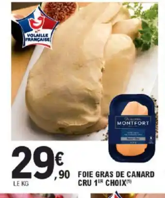 E.Leclerc Foie Gras de Canard Cru 1 Choix offre