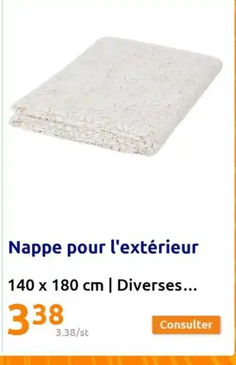 Action Nappe pour l'Exterieur offre