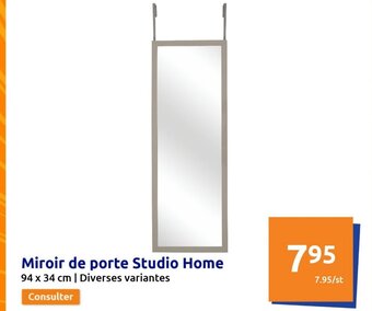 Action Miroir de porte studio home offre