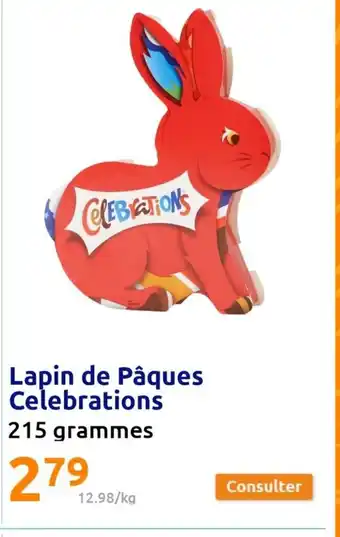 Action Lapin de paques celebrations offre