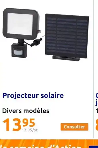 Action Projecteur solaire offre