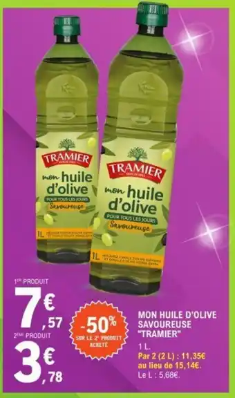 E.Leclerc Mon huile d'olive savoureuse tramier offre