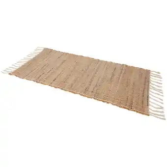 Action Tapis en jute à franges offre