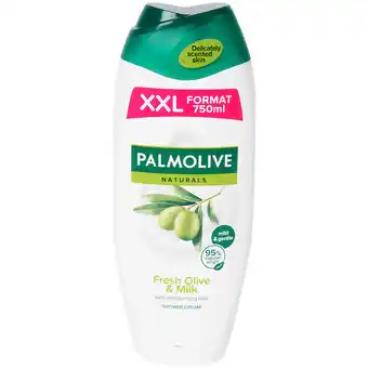 Action Crème de douche palmolive naturals fresh olive & milk offre