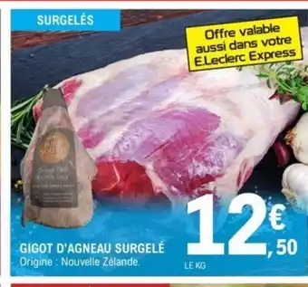 E.Leclerc Gigot d'agneau surgele offre