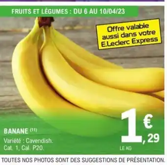 E.Leclerc Banane offre