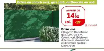 Weldom Brise vue offre