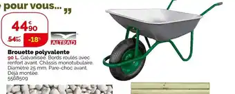 Weldom Brouette polyvalente offre