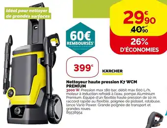 Weldom Nettoyeur haute pression K7 wcm premium offre