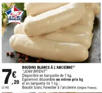 E.Leclerc Boudins Blancs à l'Ancienne offre