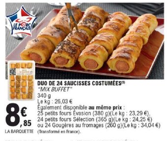 E.Leclerc Duo de 24 Saucisses costumées offre