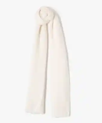 Echarpe femme en maille fantaisie pailletée