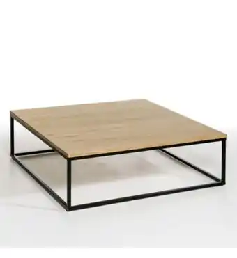 Table basse carrĂ©e chĂȘne massif, ara...