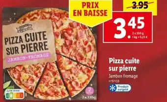 Lidl Pizza Cuite Sur Pierre offre