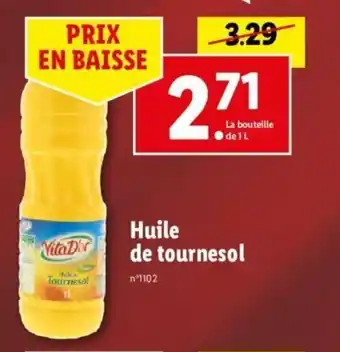 Lidl Huile De Tournesol offre