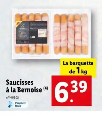 Lidl Saucisses A La Bernoise offre