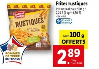 Lidl Frites Rustiques offre