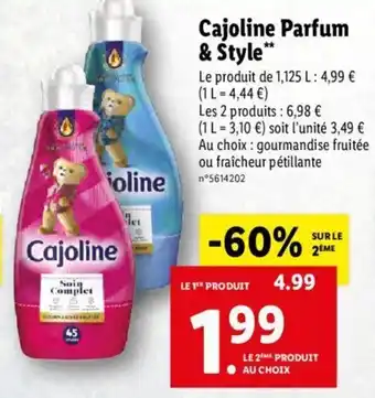 Lidl Cajoline Parfum & Style** offre