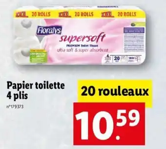 Lidl Papier Toilette 4 Plis offre