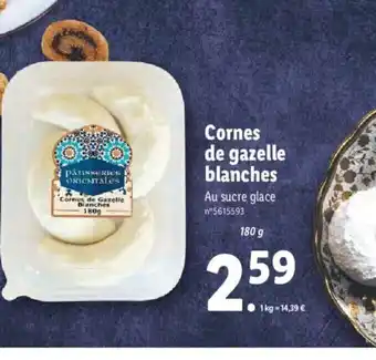 Cornes De Gazelle Blanches