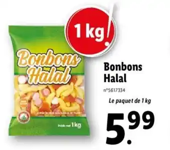 Lidl Bonbons Halal offre