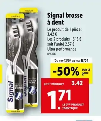 Lidl Signal Brosse A Dent offre