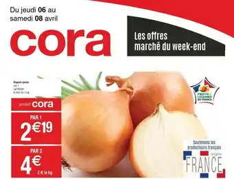 Cora x Carrefour Oignon Jaune offre