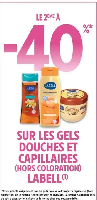 Intermarché Sur Les Gels Douches Et Capillaires (Hors Coloration) Labell offre