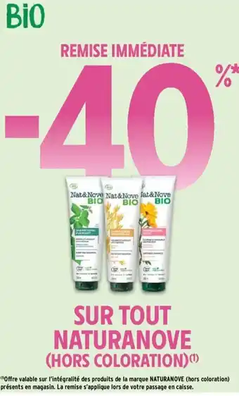 Intermarché Sur Tout Naturanove (Hirs Coloration) offre