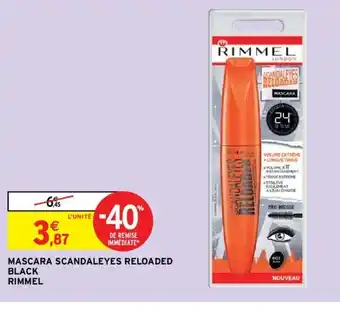 Mascara Scandaleyes Reloaded Black Rimmel