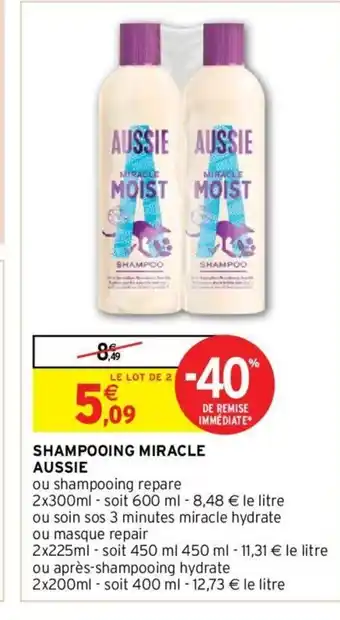 Shampooing Miracle Aussie