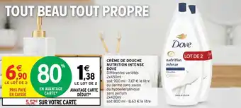 Intermarché Cré,e De Douche Nutrition Intense Dove offre