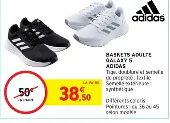Intermarché Basket Adulte Galaxy 5 Adidas offre