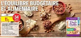 Intermarché Amandes Décortiquées Daco Bello offre