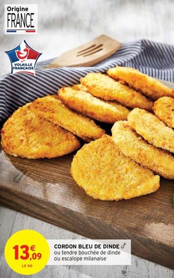 Intermarché Cordon bleu de dinde offre