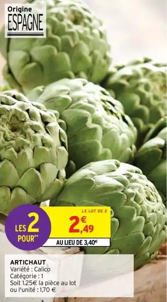 Intermarché Artichaut offre