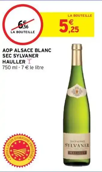 Intermarché Aop alsace blanc sec sylvaner hauller offre