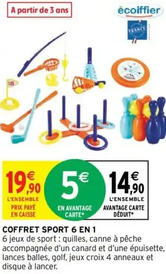 Intermarché Coffret sport 6 en 1 offre
