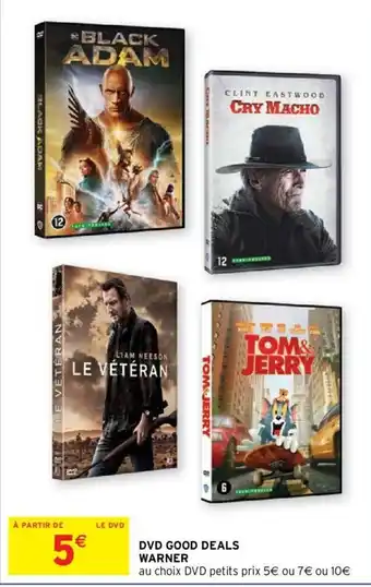 Intermarché DVD good deals warner offre