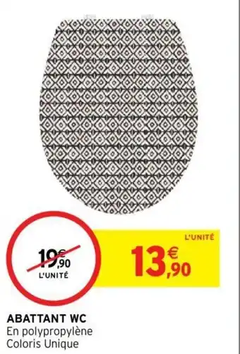 Intermarché Abattant WC offre