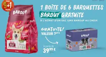 Tom&Co 1 boîte de 6 barquettes barouf gratuite offre