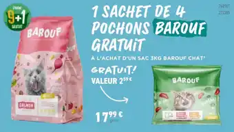 1 sachet de 4 pochons barouf gratuit
