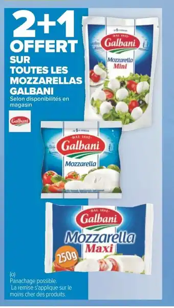 Carrefour Sur Toutes Les Mozzarellas Galbani offre