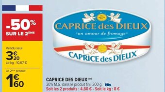 Carrefour Caprice Des Dieux offre