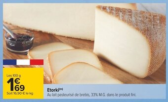 Carrefour Etorki offre