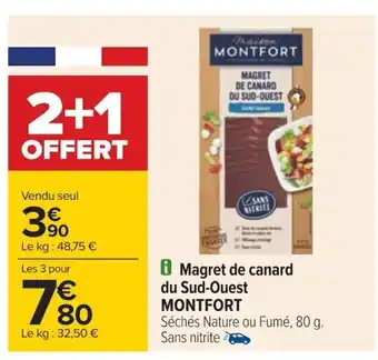 Carrefour Magret de Canard Du Sud-Ouest Montfort offre