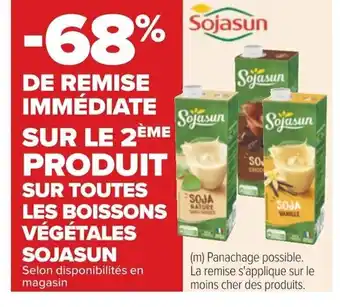 Carrefour Sur Toutes Les Boissons Végétales Sojasun offre