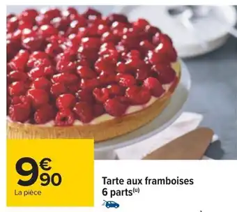 Carrefour Tarte Aux Framboises 6 Parts offre