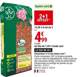 Gamm vert pouzzolane 7/15 mm